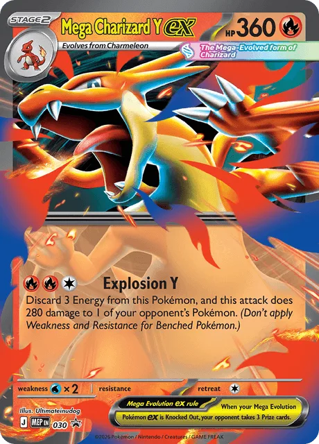 Carta Mega Charizard Y ex