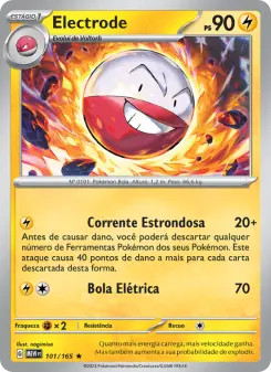 Carta Electrode da coleção 151