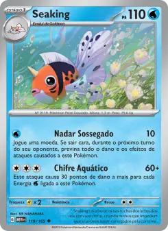 Carta Seaking da coleção 151