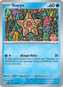 Carta Staryu da coleção 151