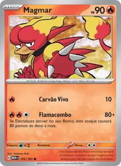 Carta Magmar da coleção 151