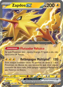Carta Zapdos ex