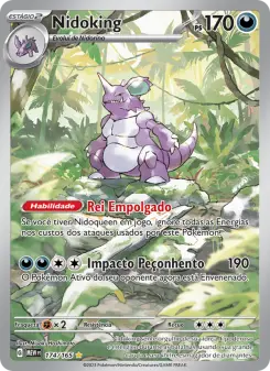 Carta Nidoking da coleção 151