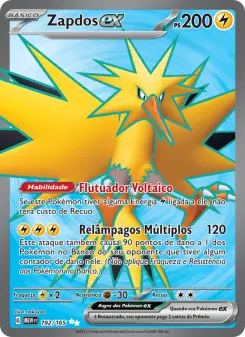 Carta Zapdos ex