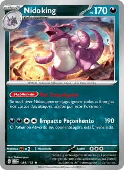 Carta Nidoking da coleção 151