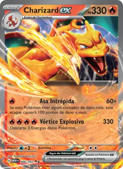 Carta Charizard ex da coleção 151
