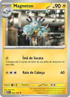Carta Magneton da coleção 151