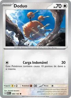Carta Doduo da coleção 151