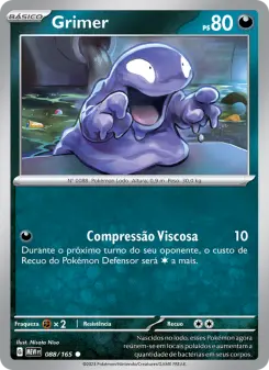 Carta Grimer da coleção 151