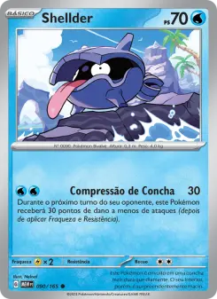 Carta Shellder da coleção 151