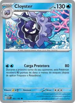 Carta Cloyster da coleção 151