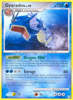 Carta Gyarados da coleção Mysterious Treasures