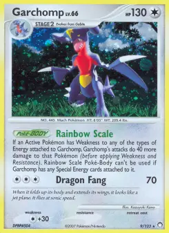 Carta Garchomp da coleção Mysterious Treasures