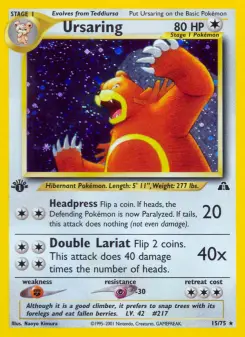 Cartas de Ursaring