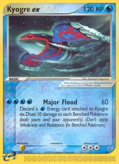 Carta Kyogre ex