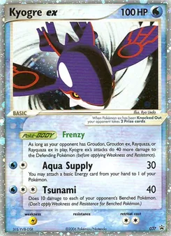 Carta Kyogre ex