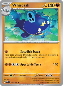 Carta Whiscash da coleção Obsidian Flames