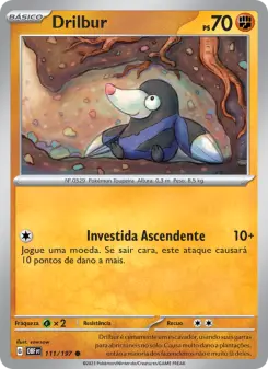 Carta Drilbur da coleção Obsidian Flames
