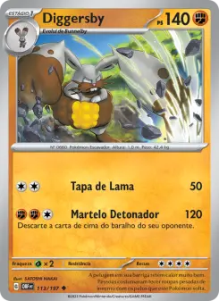 Carta Diggersby da coleção Obsidian Flames