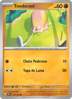 Carta Toedscool da coleção Obsidian Flames