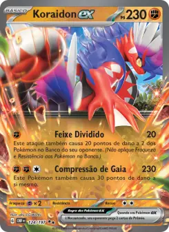 Carta Koraidon ex da coleção Obsidian Flames