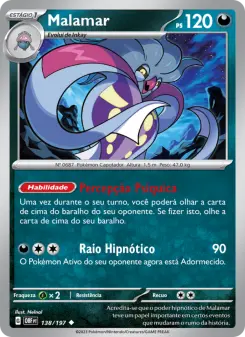 Carta Malamar da coleção Obsidian Flames