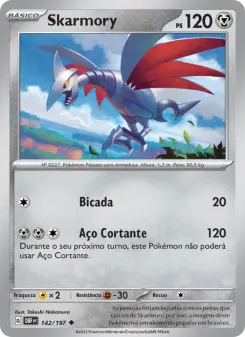Carta Skarmory da coleção Obsidian Flames