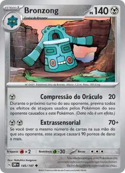 Carta Bronzong da coleção Obsidian Flames