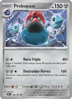 Carta Probopass da coleção Obsidian Flames