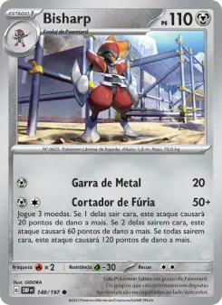 Carta Bisharp da coleção Obsidian Flames