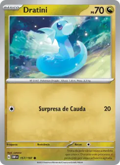 Carta Dratini da coleção Obsidian Flames