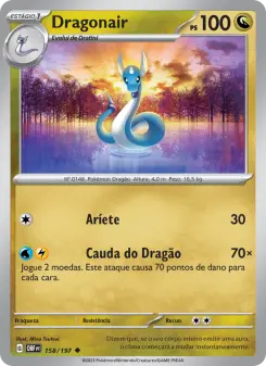 Carta Dragonair da coleção Obsidian Flames