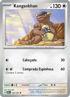 Carta Kangaskhan da coleção Obsidian Flames