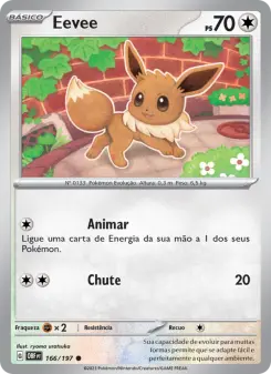 Carta Eevee da coleção Obsidian Flames