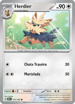 Carta Herdier da coleção Obsidian Flames