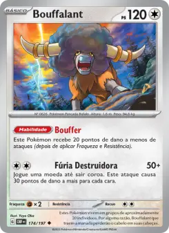 Carta Bouffalant da coleção Obsidian Flames