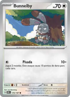 Carta Bunnelby da coleção Obsidian Flames