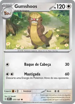 Carta Gumshoos da coleção Obsidian Flames