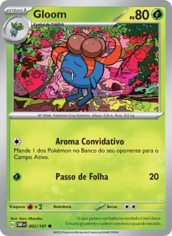 Carta Gloom da coleção Obsidian Flames