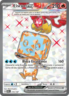 Carta Eiscue ex da coleção Obsidian Flames