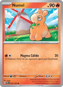 Carta Numel da coleção Obsidian Flames