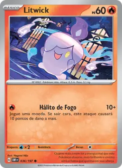 Carta Litwick da coleção Obsidian Flames