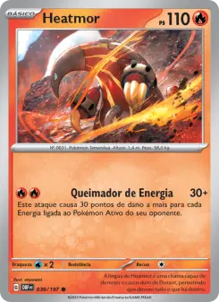 Carta Heatmor da coleção Obsidian Flames