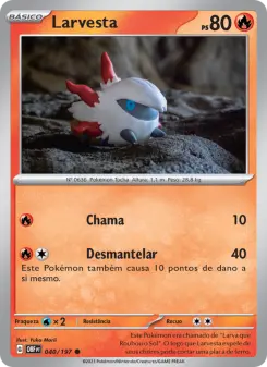 Carta Larvesta da coleção Obsidian Flames