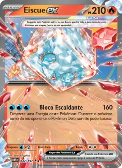 Carta Eiscue ex da coleção Obsidian Flames
