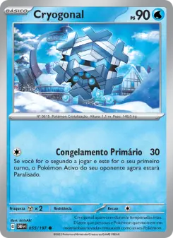 Carta Cryogonal da coleção Obsidian Flames