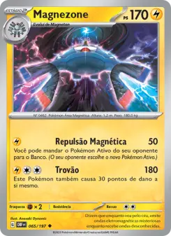 Carta Magnezone da coleção Obsidian Flames
