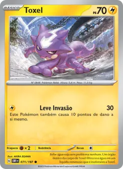 Carta Toxel da coleção Obsidian Flames