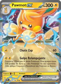 Carta Pawmot ex da coleção Obsidian Flames