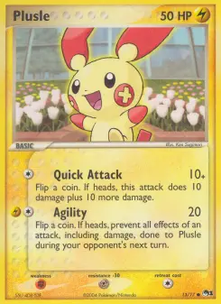 Carta Plusle da coleção POP Series 1